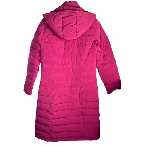 Garnet Hill Women’s Pink Down Filled Long Coat Size-6 - Picture 3 of 4
